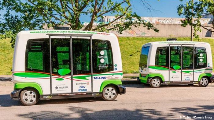 В Естонії почали їздити перші безпілотні автобуси
